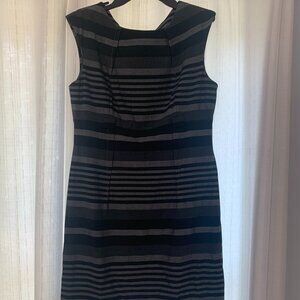 Calvin Klein, size 10, gray/black dress